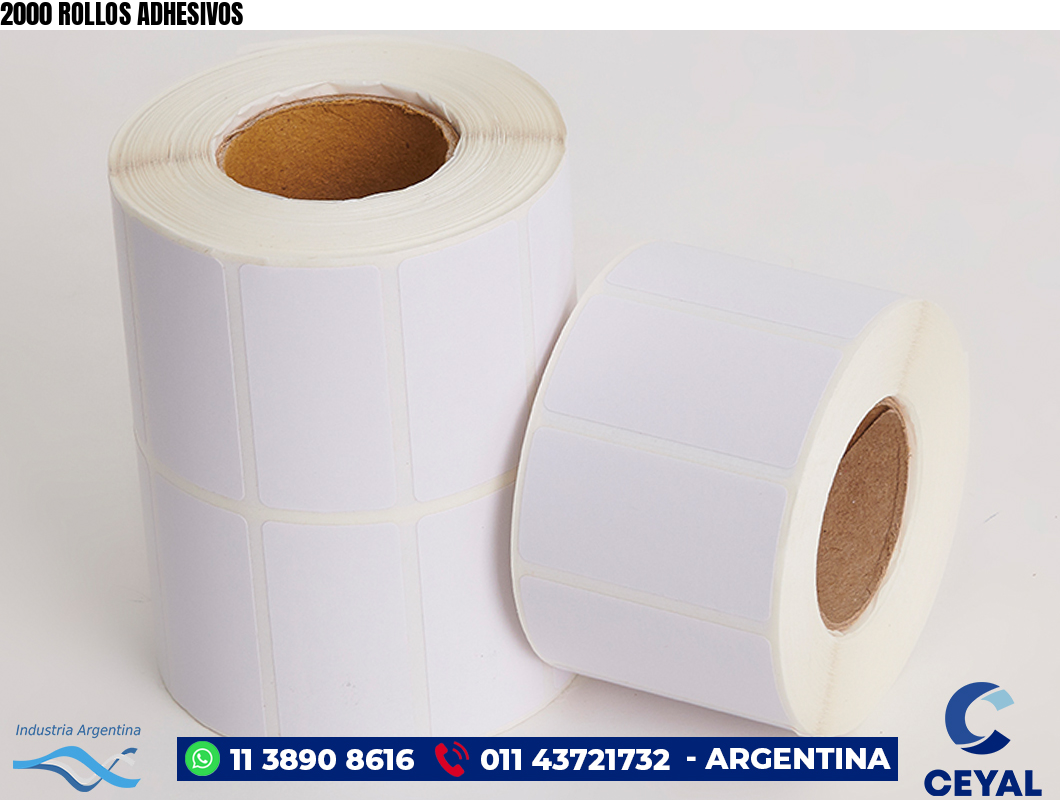 2000 ROLLOS ADHESIVOS