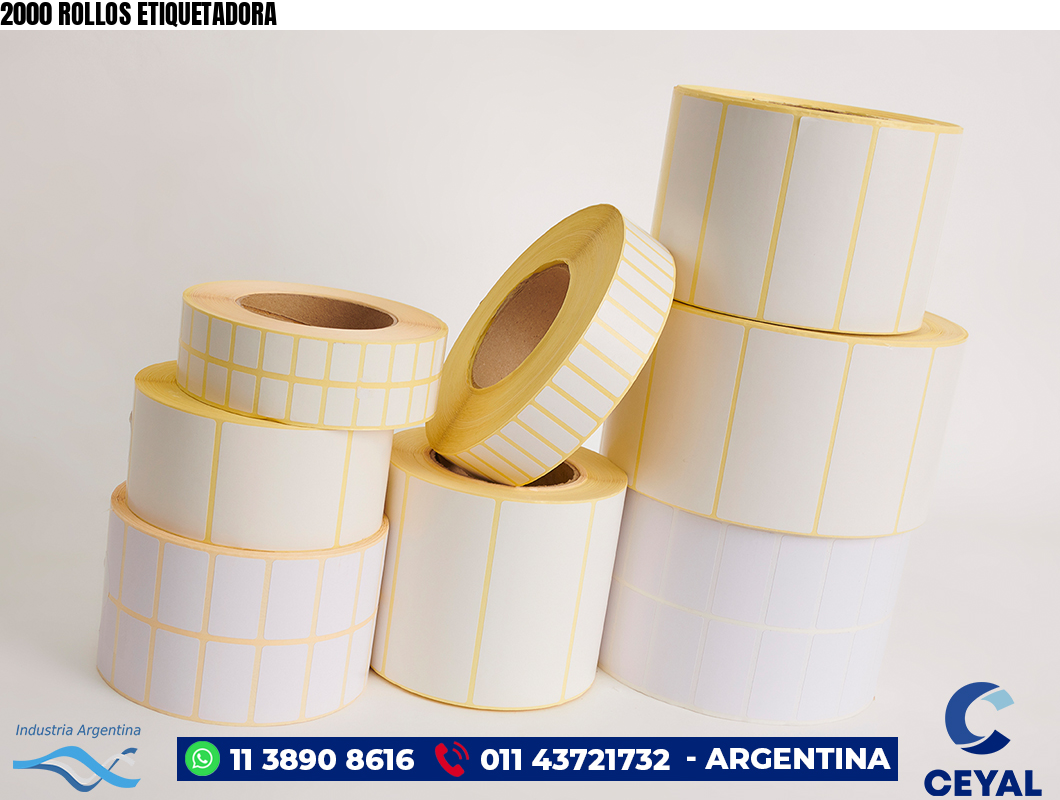 2000 ROLLOS ETIQUETADORA
