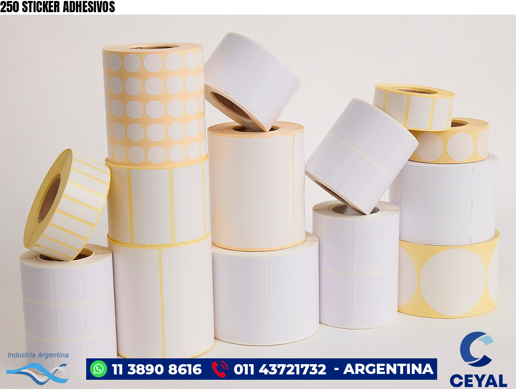 250 STICKER ADHESIVOS