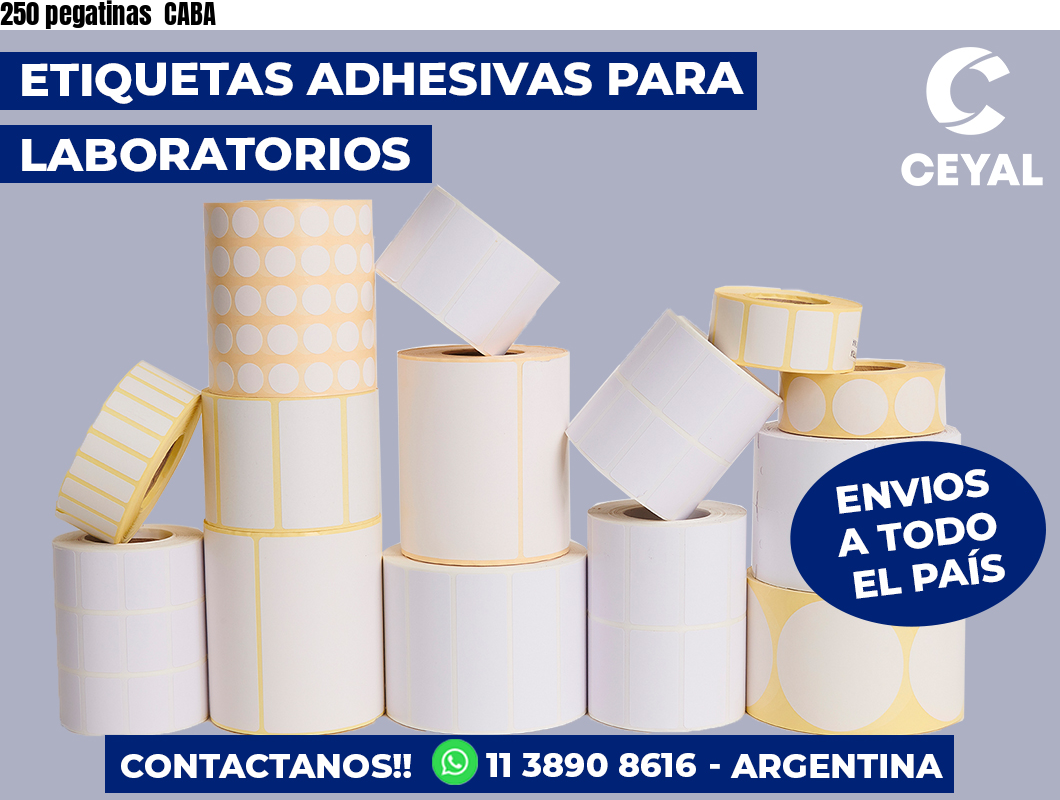 250 pegatinas  CABA