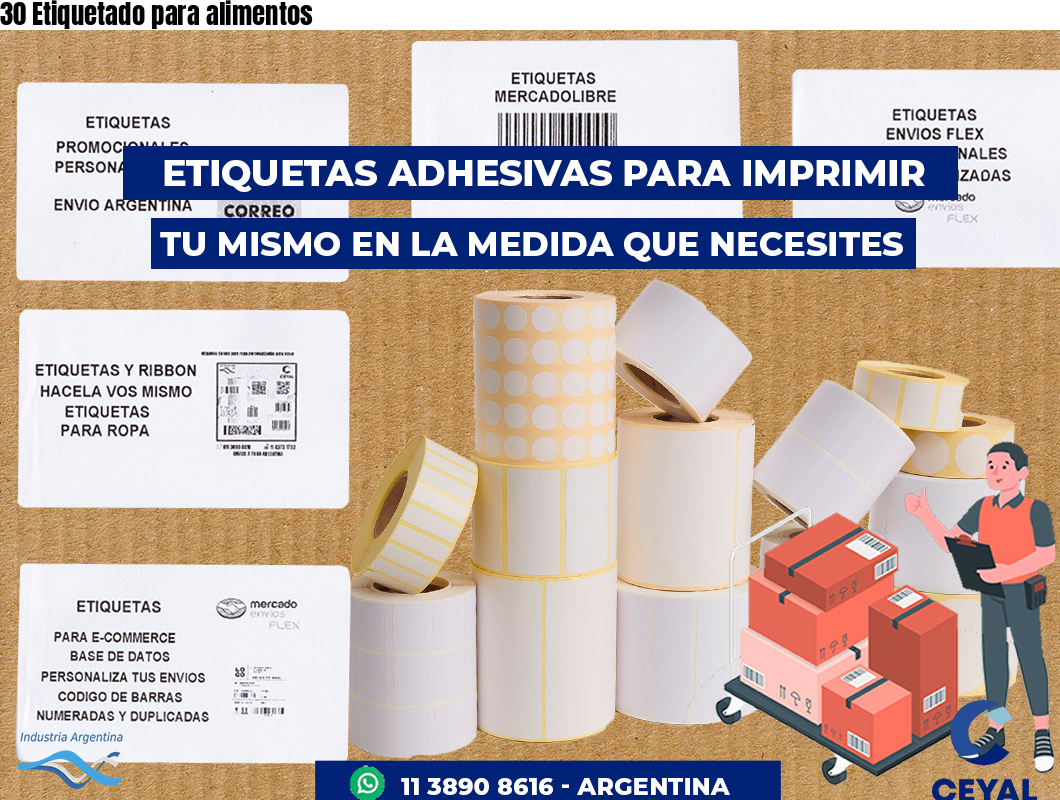 30 Etiquetado para alimentos
