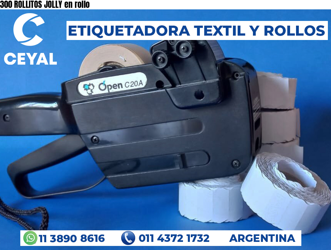 300 ROLLITOS JOLLY en rollo