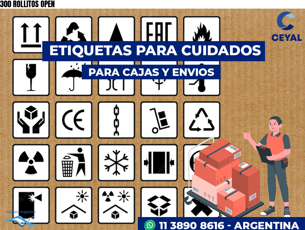 300 ROLLITOS OPEN