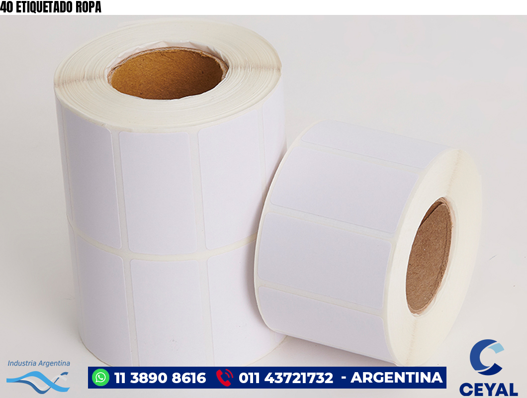 40 ETIQUETADO ROPA