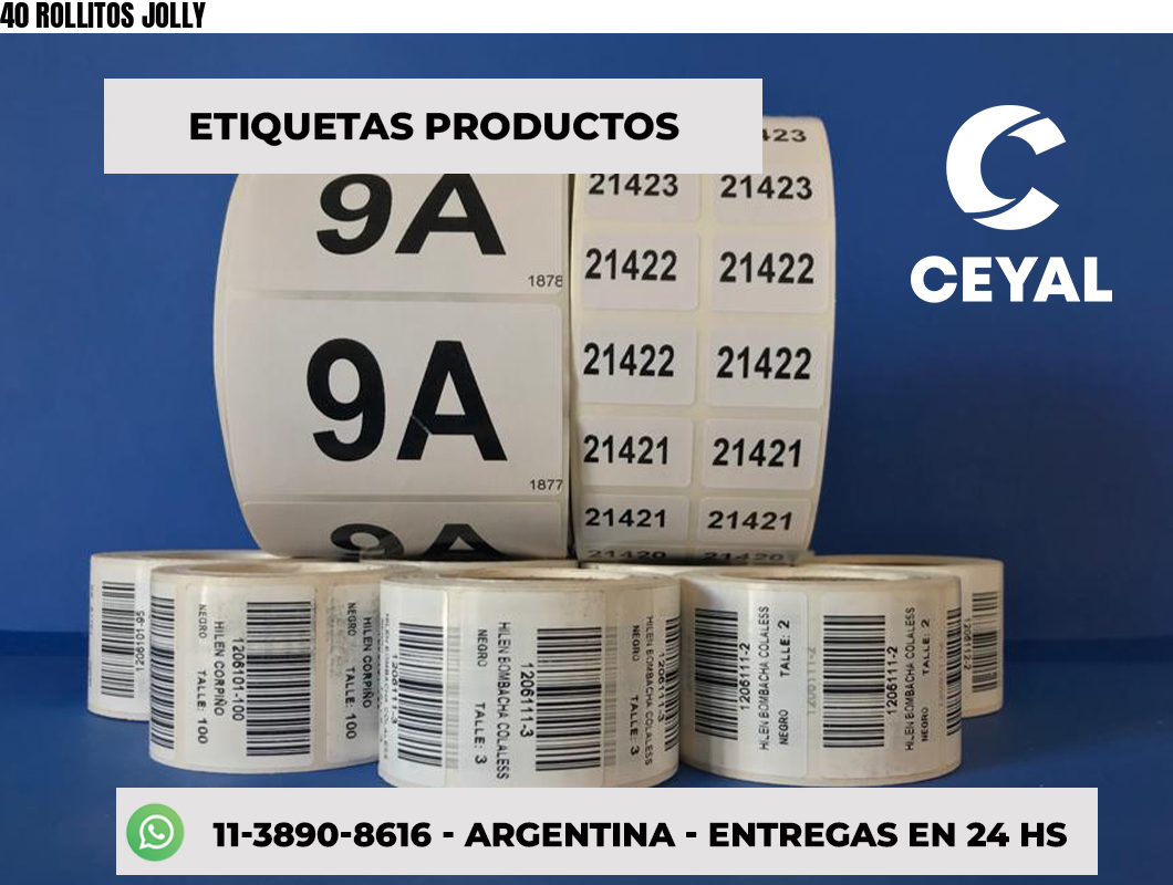 40 ROLLITOS JOLLY