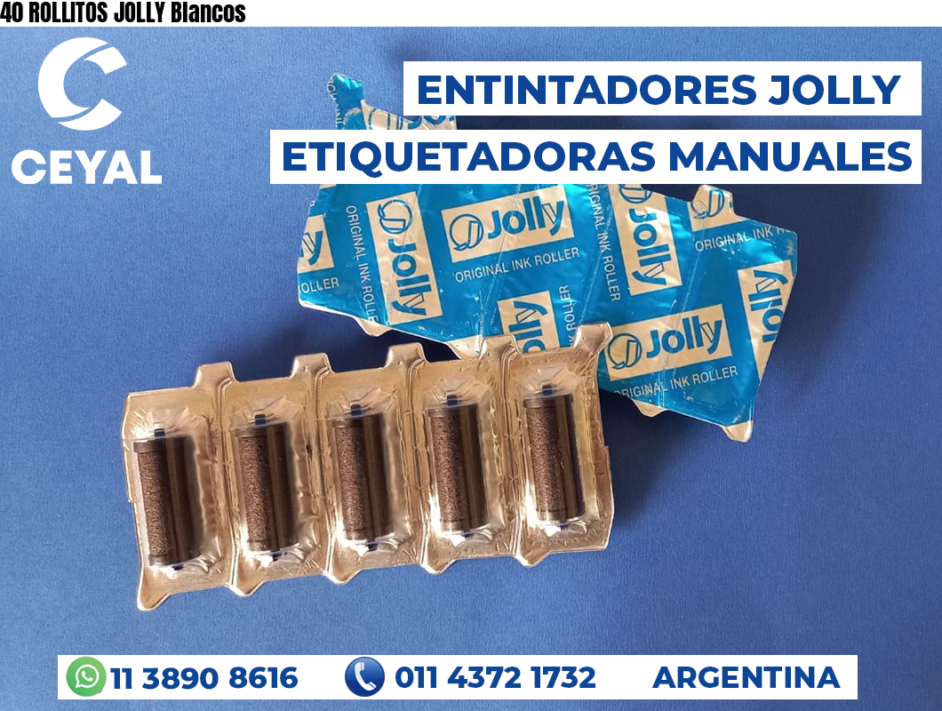 40 ROLLITOS JOLLY Blancos