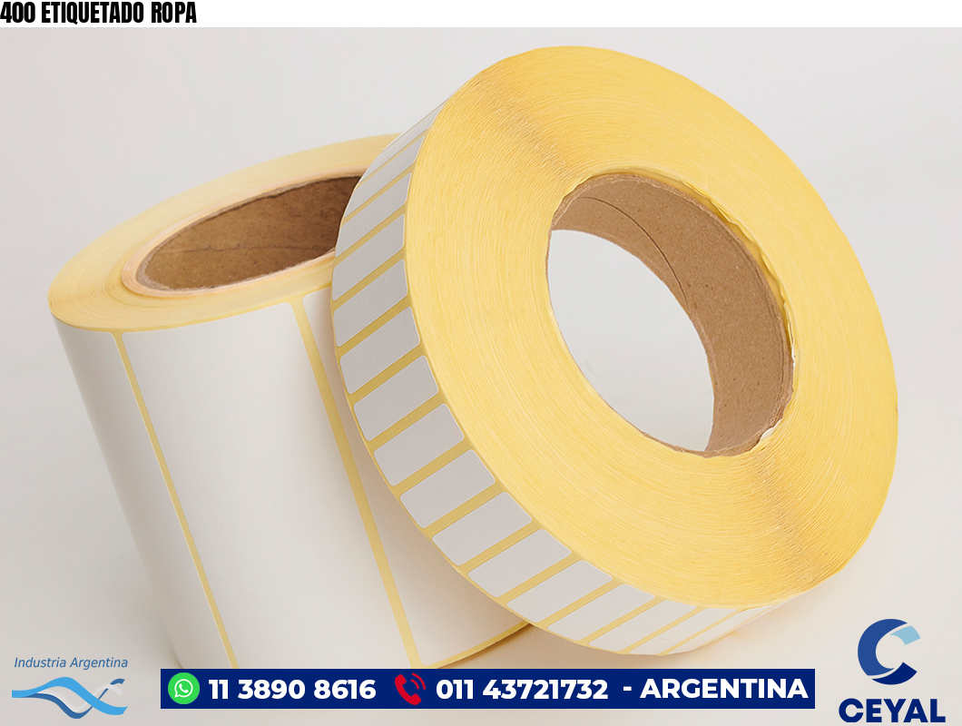 400 ETIQUETADO ROPA