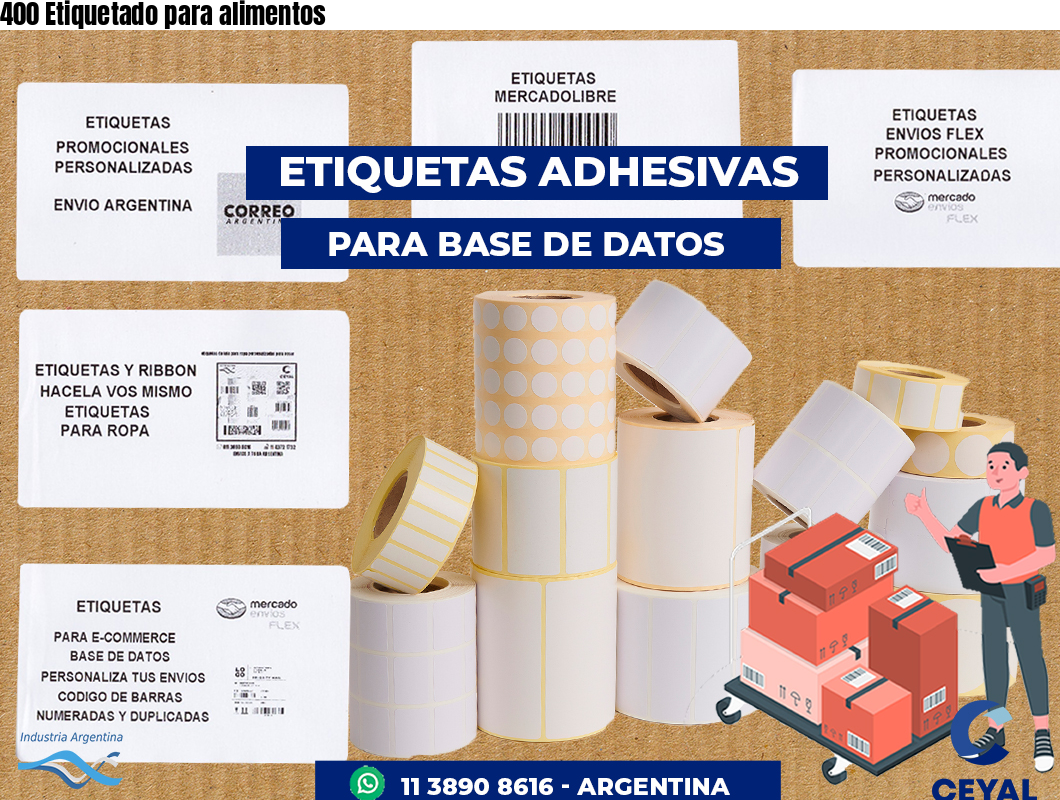400 Etiquetado para alimentos