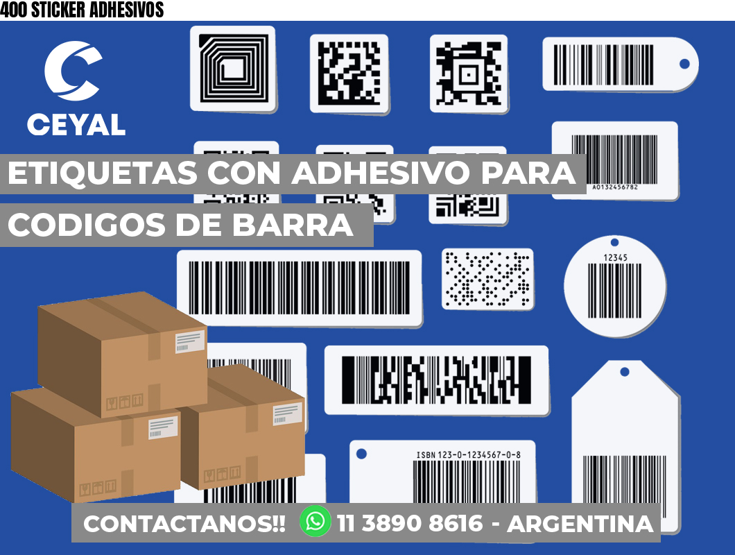 400 STICKER ADHESIVOS