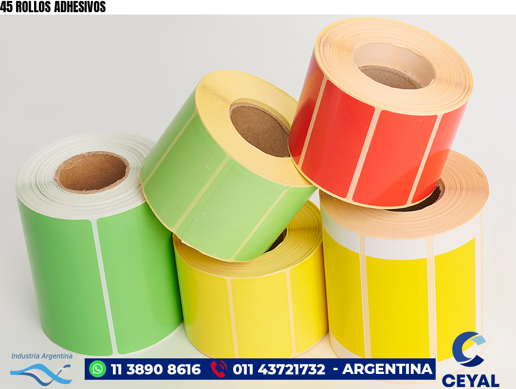 45 ROLLOS ADHESIVOS