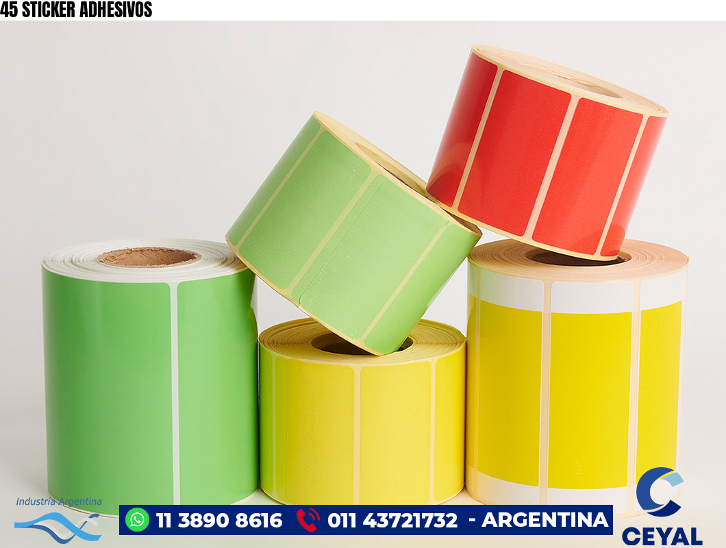 45 STICKER ADHESIVOS