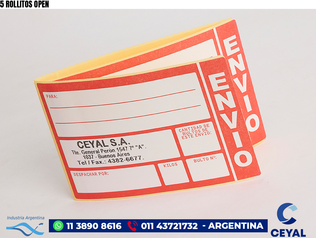 5 ROLLITOS OPEN