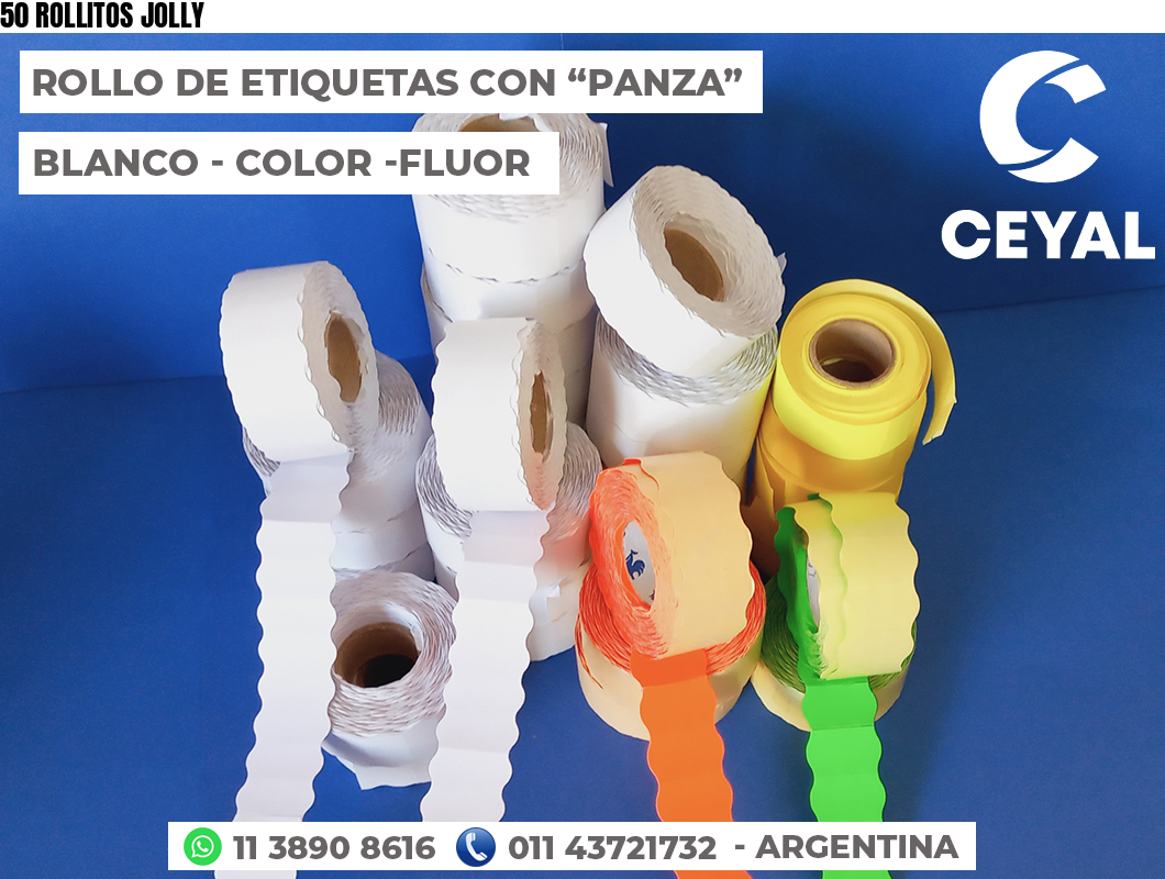 50 ROLLITOS JOLLY