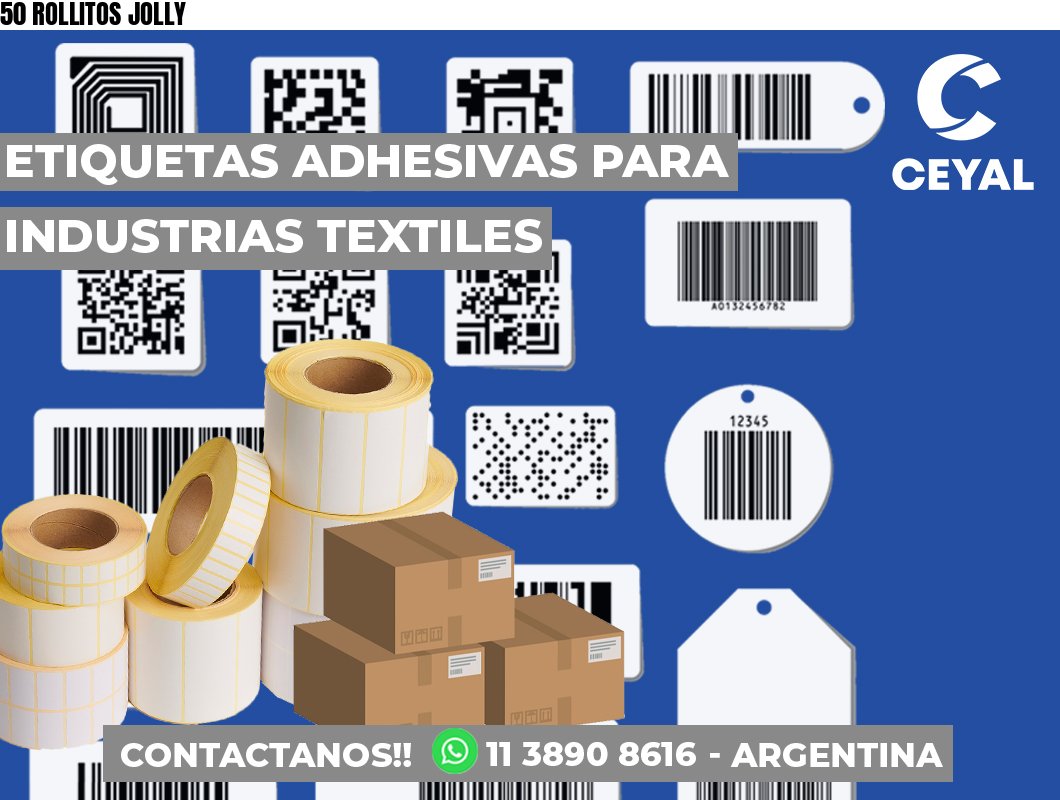 50 ROLLITOS JOLLY