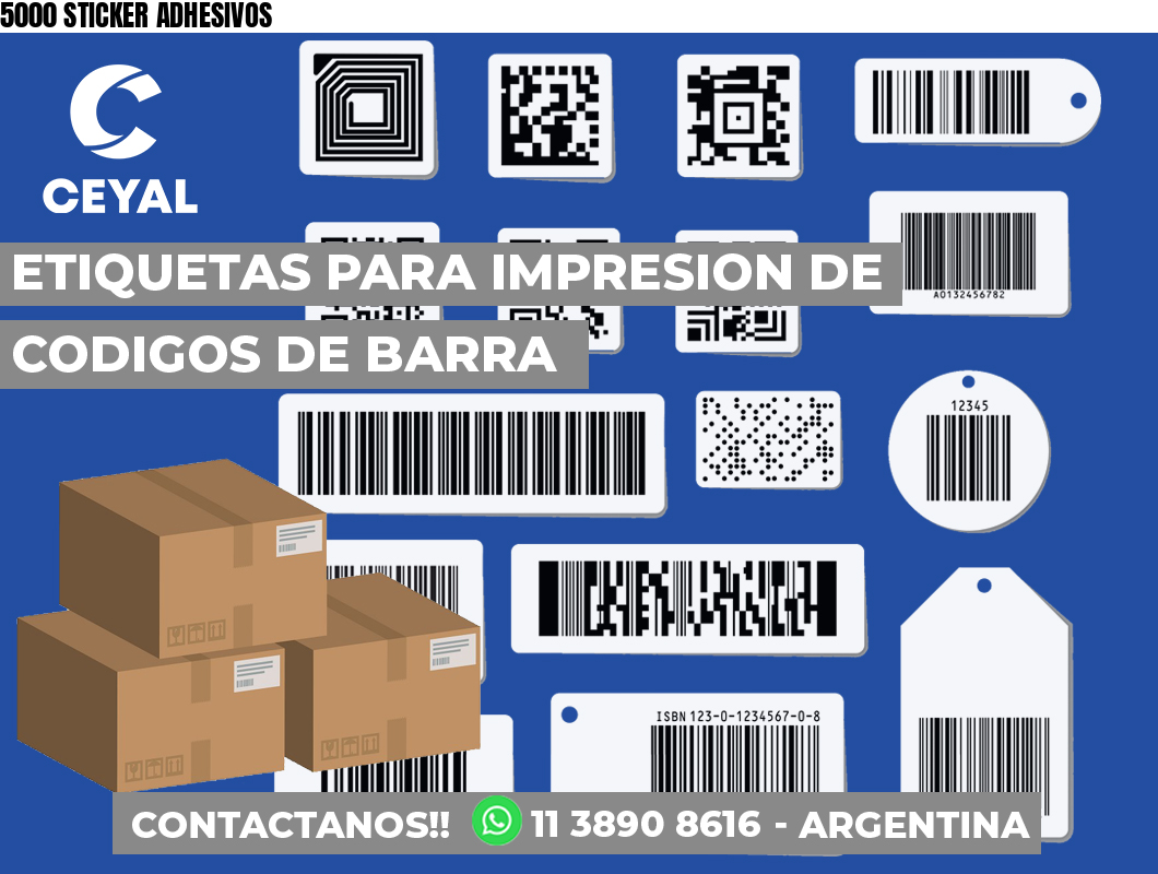 5000 STICKER ADHESIVOS