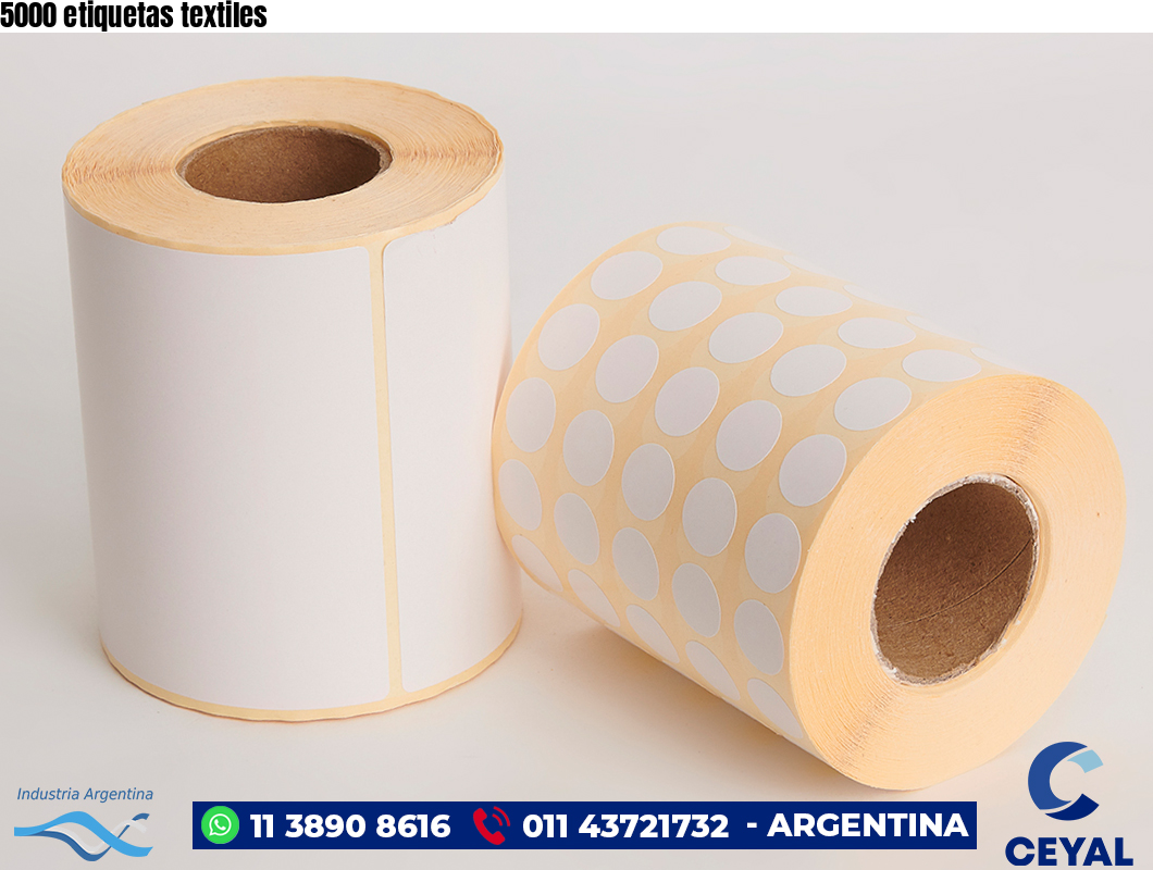5000 etiquetas textiles