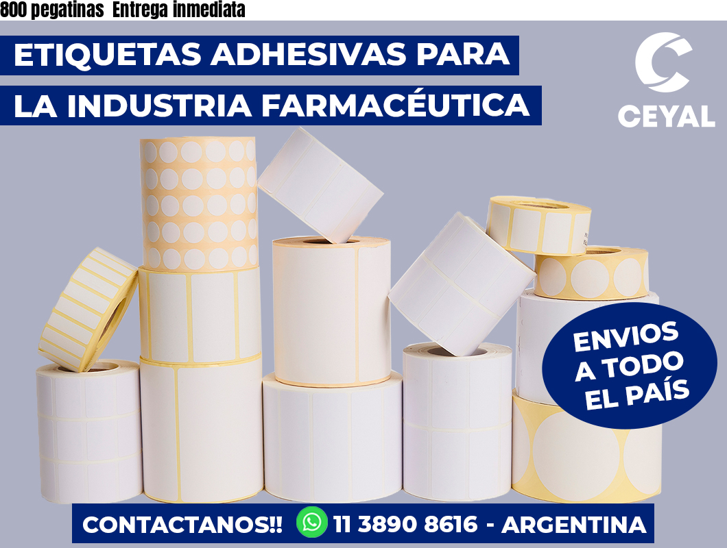 800 pegatinas  Entrega inmediata