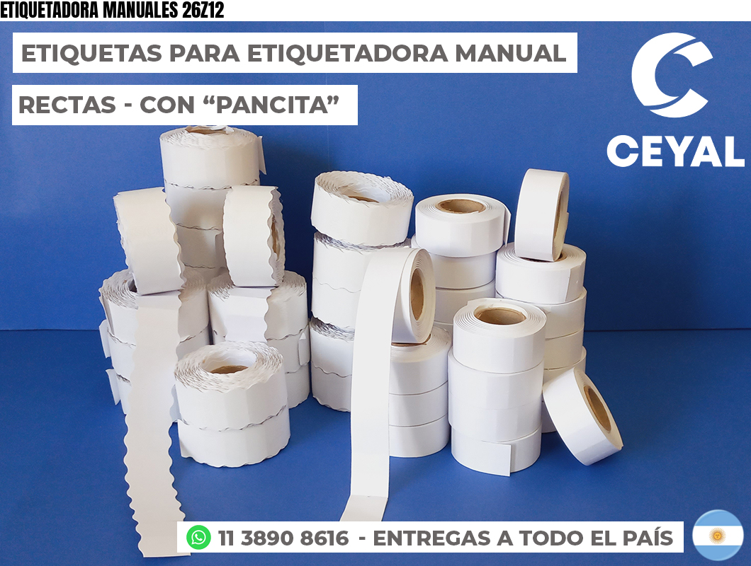 ETIQUETADORA MANUALES 26Z12