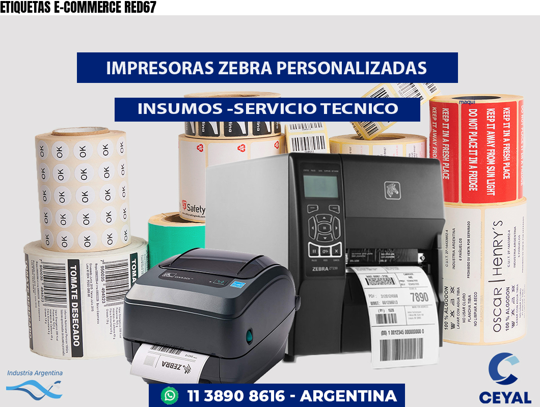 ETIQUETAS E-COMMERCE RED67