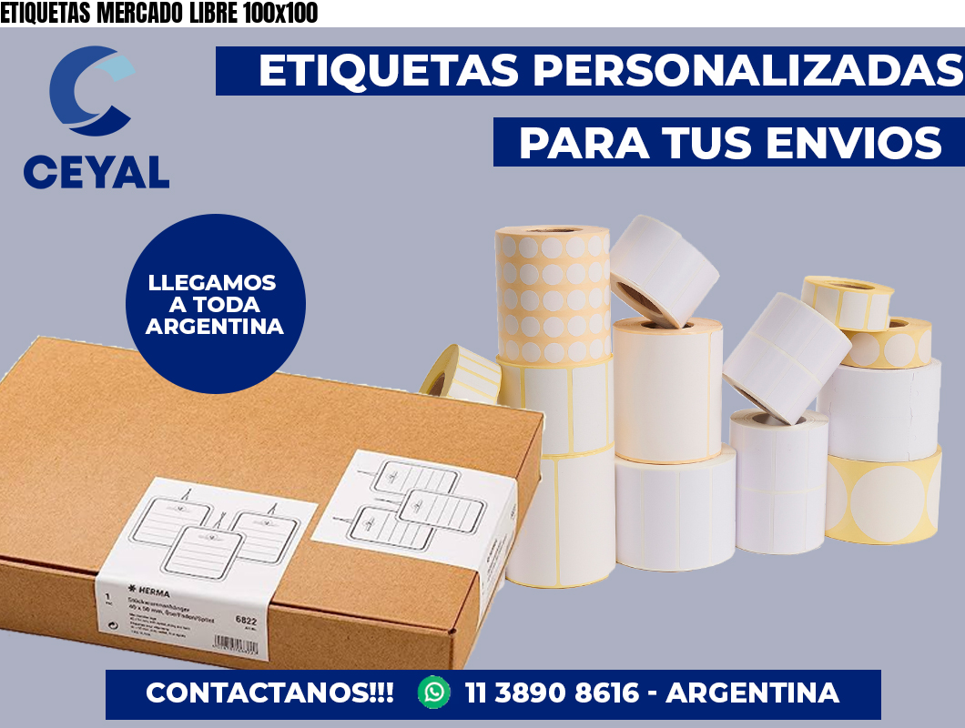 ETIQUETAS MERCADO LIBRE 100×100