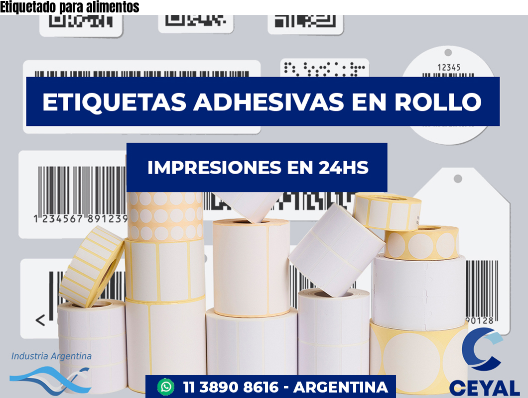 Etiquetado para alimentos