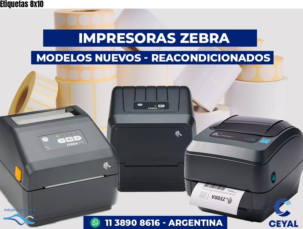 Etiquetas 8x10