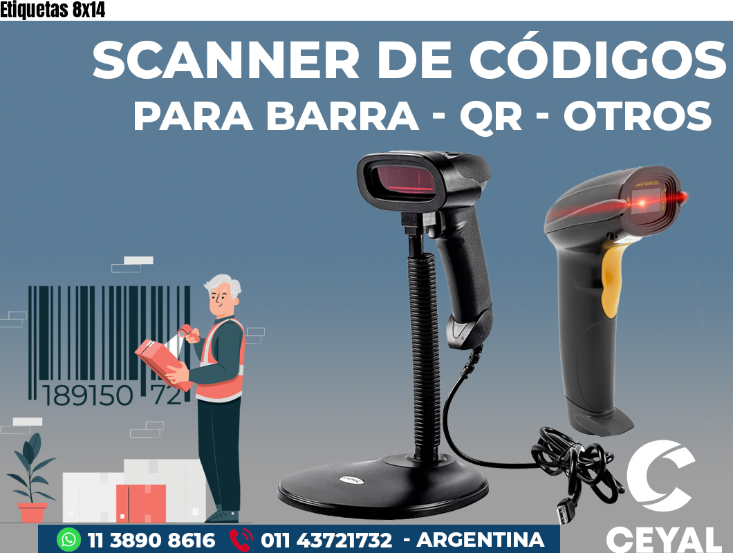 Etiquetas 8x14