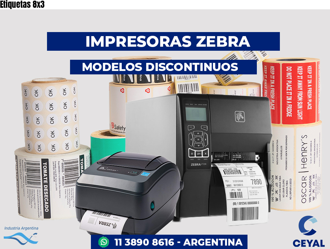 Etiquetas 8x3