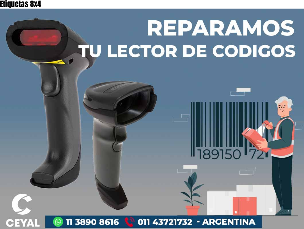 Etiquetas 8x4