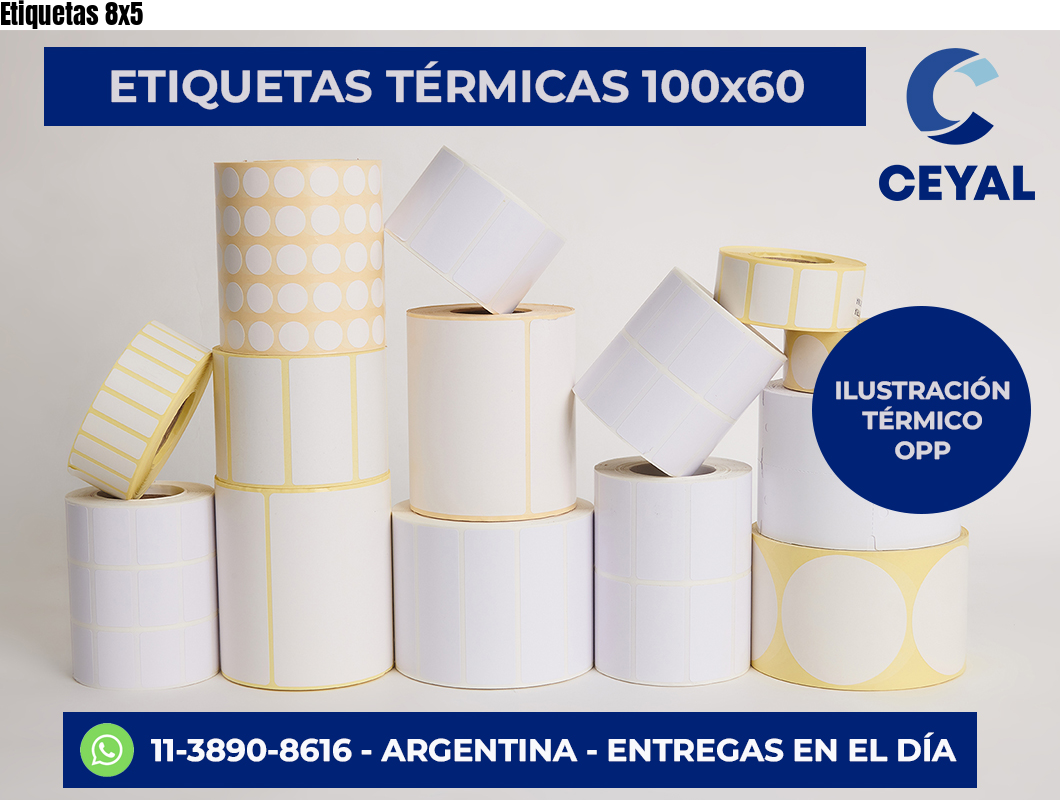 Etiquetas 8×5