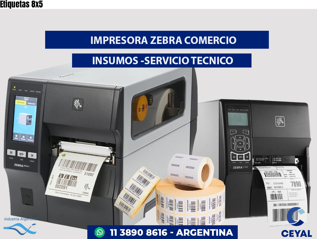 Etiquetas 8x5