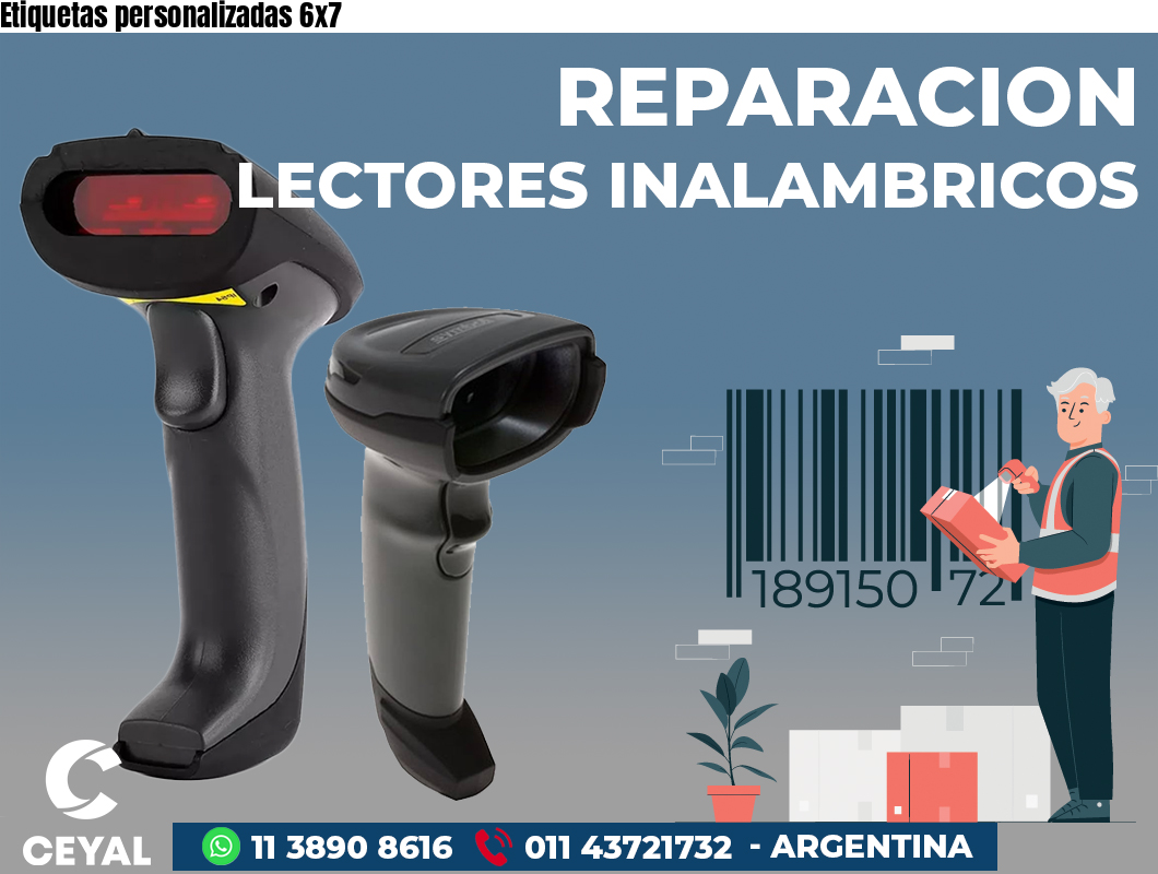Etiquetas personalizadas 6x7