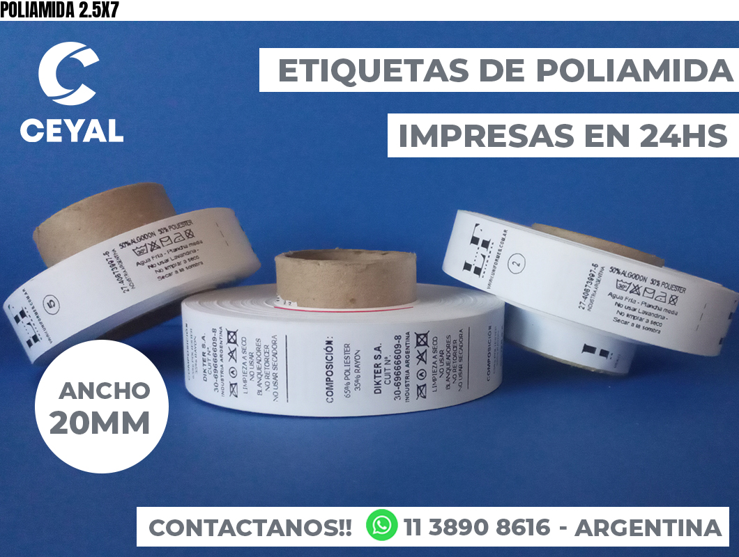 POLIAMIDA 2.5X7