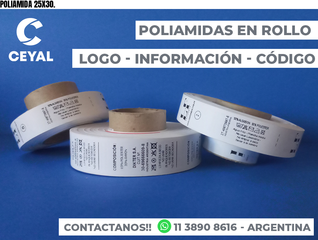 POLIAMIDA 25X30.