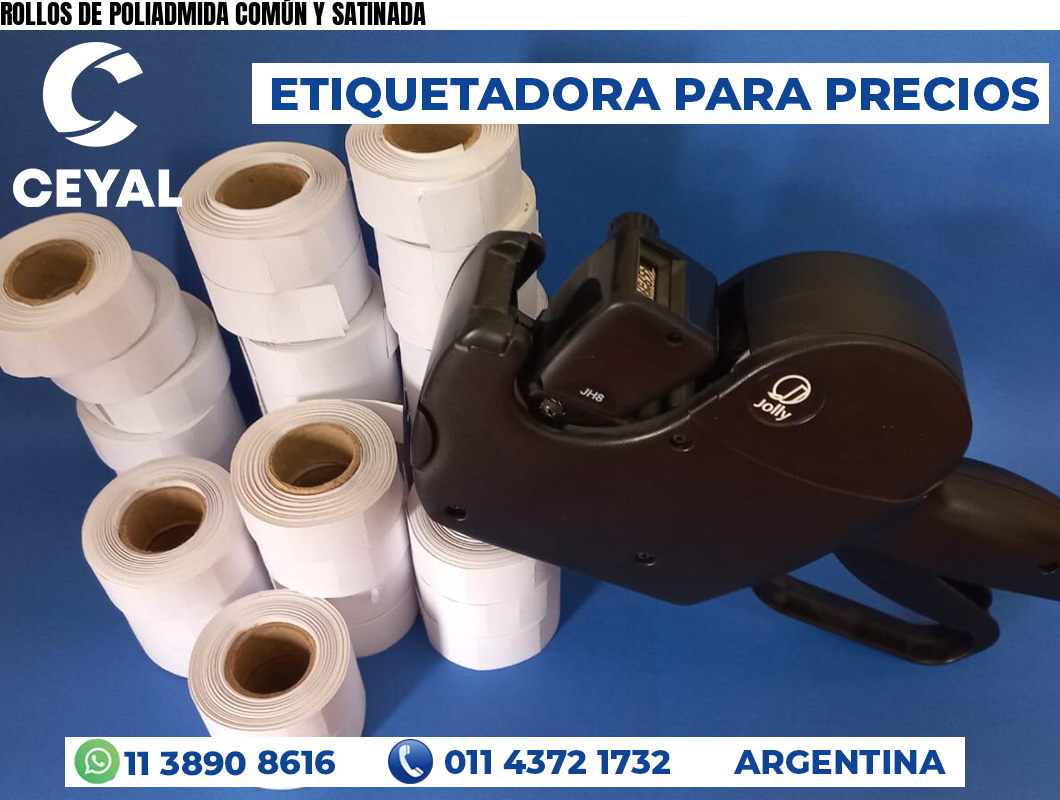 ROLLOS DE POLIADMIDA COMÚN Y SATINADA