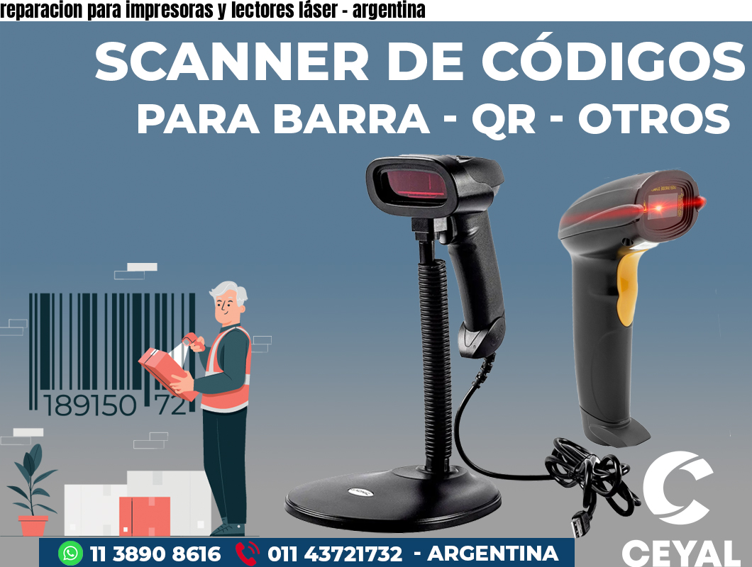 reparacion para impresoras y lectores láser - argentina