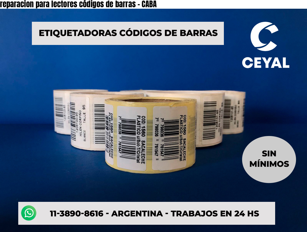 reparacion para lectores códigos de barras - CABA