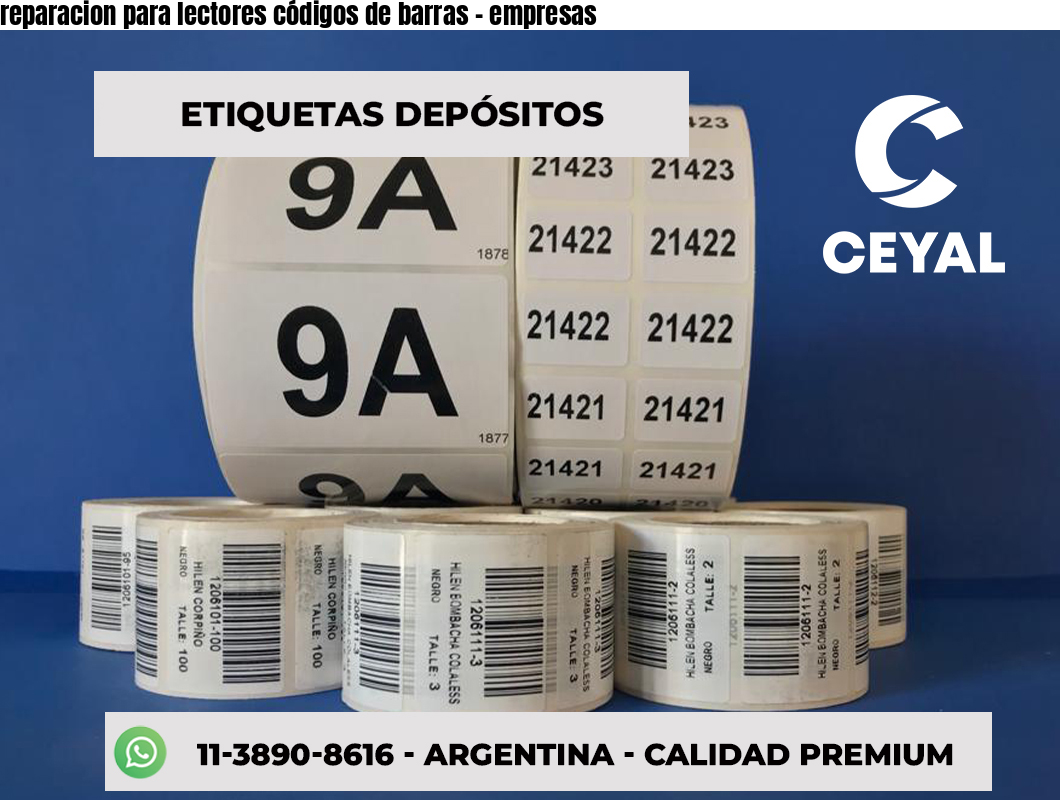 reparacion para lectores códigos de barras - empresas