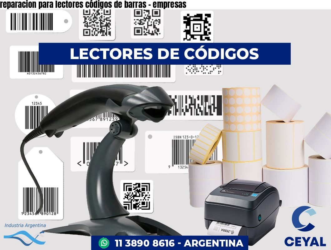 reparacion para lectores códigos de barras - empresas