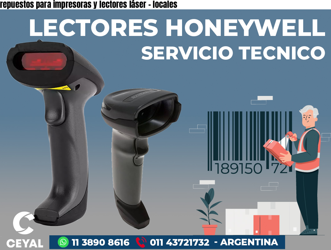 repuestos para impresoras y lectores láser - locales