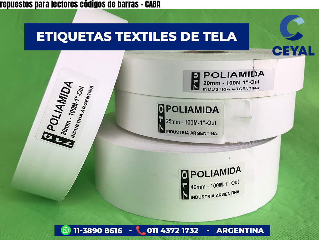 repuestos para lectores códigos de barras - CABA