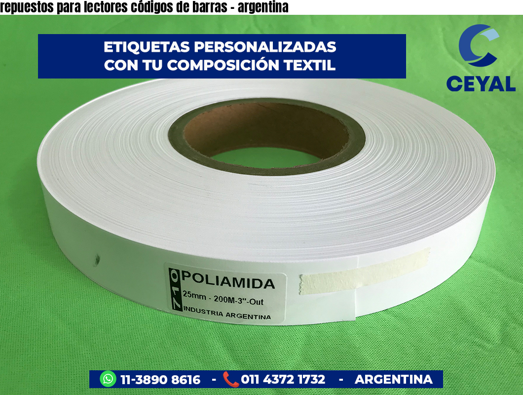 repuestos para lectores códigos de barras - argentina