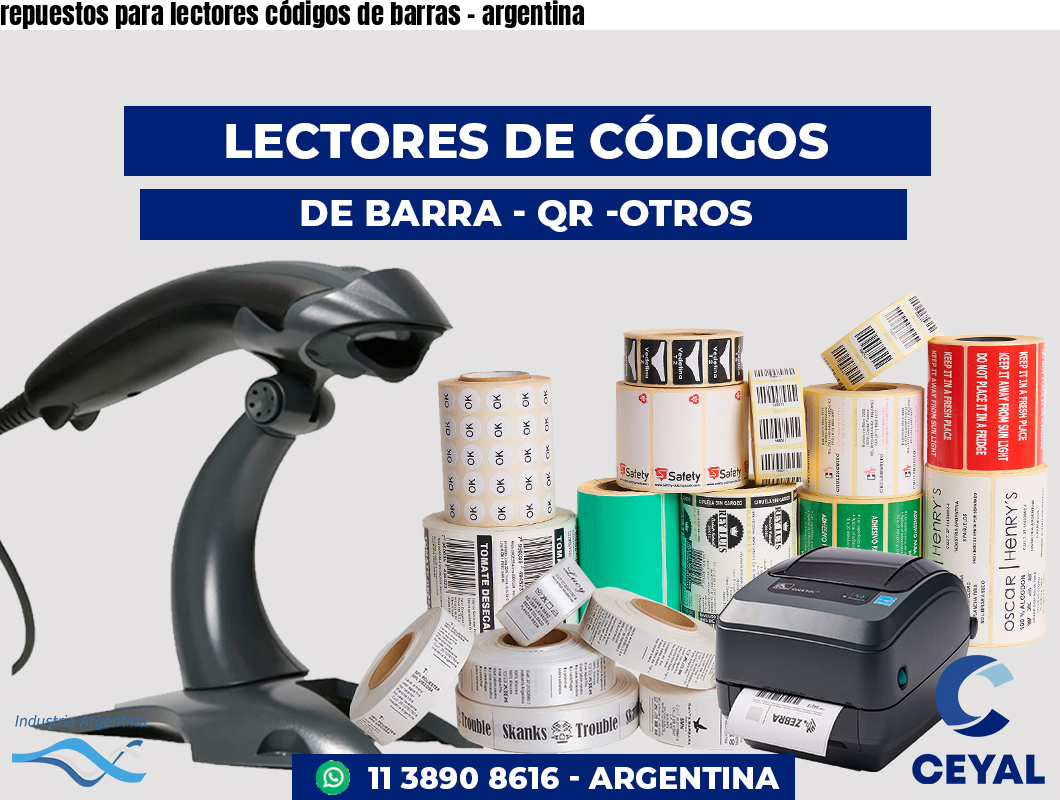 repuestos para lectores códigos de barras - argentina