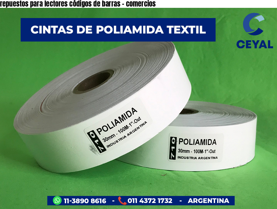repuestos para lectores códigos de barras - comercios