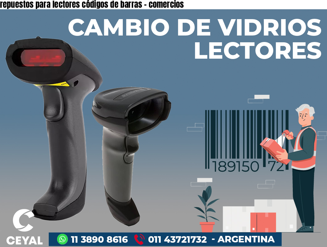 repuestos para lectores códigos de barras – comercios