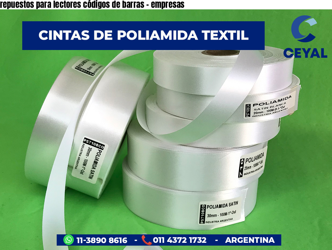 repuestos para lectores códigos de barras - empresas