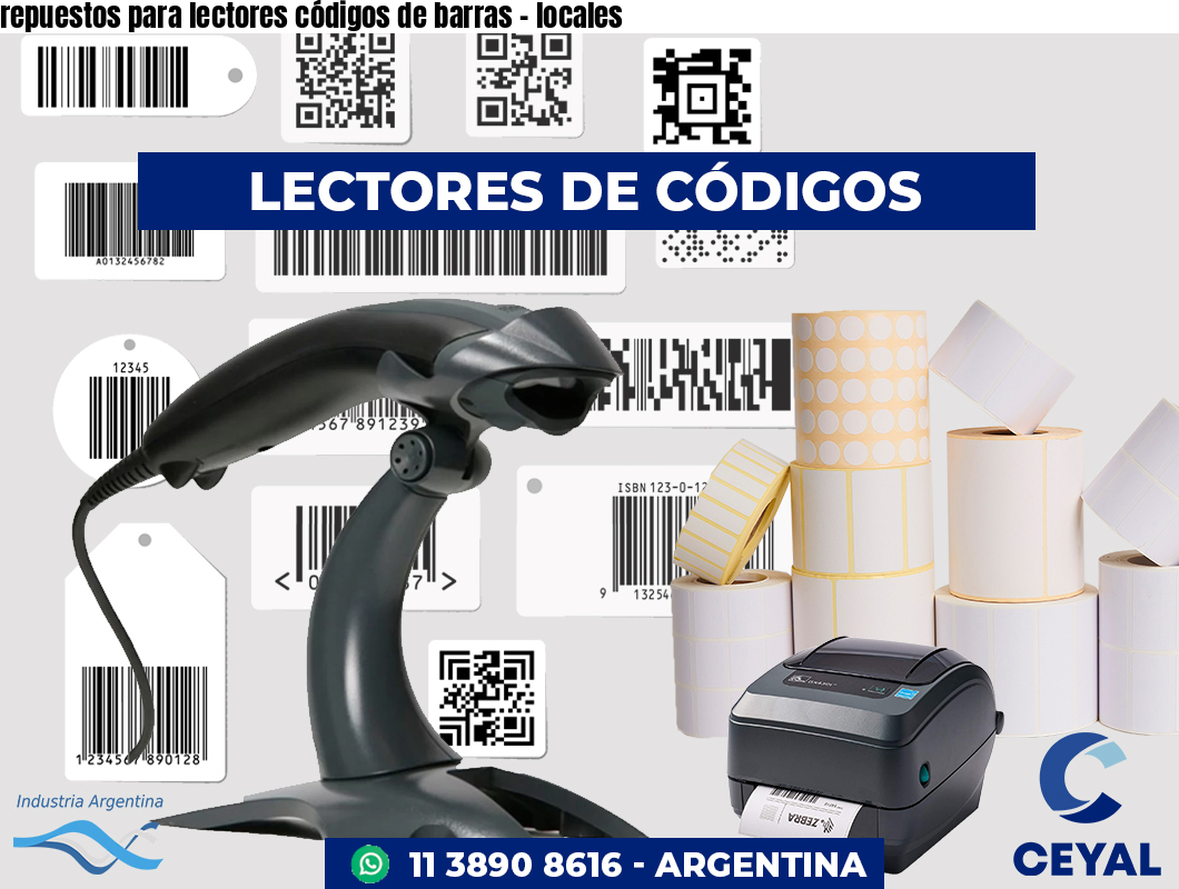repuestos para lectores códigos de barras - locales