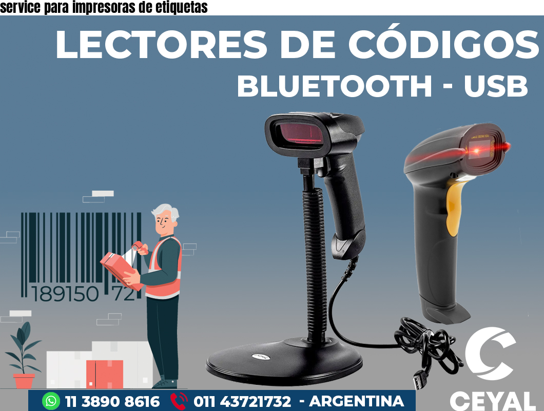 service para impresoras de etiquetas