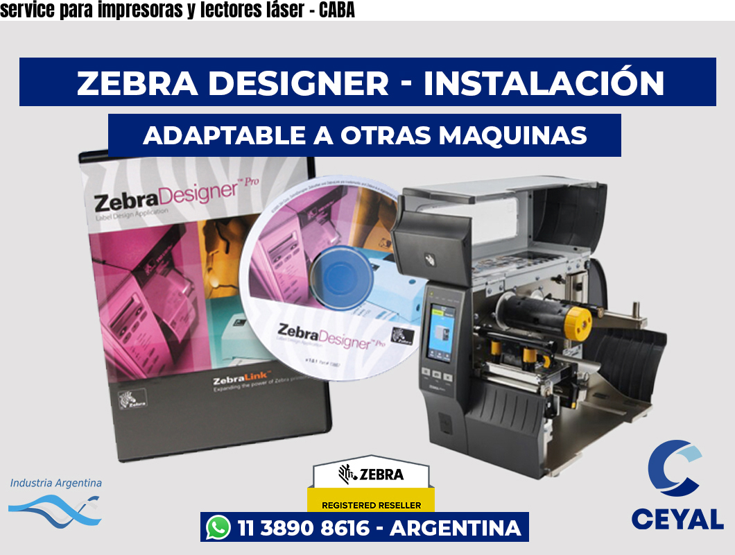 service para impresoras y lectores láser – CABA