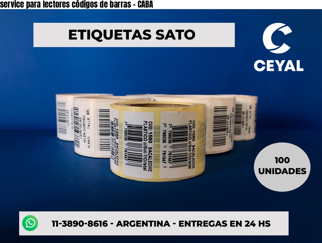 service para lectores códigos de barras - CABA